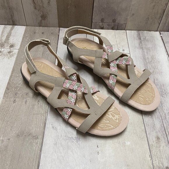 Jambu Shoes - NWB J Sport by Jambu Woodland Taupe Sandals Sz 9.5